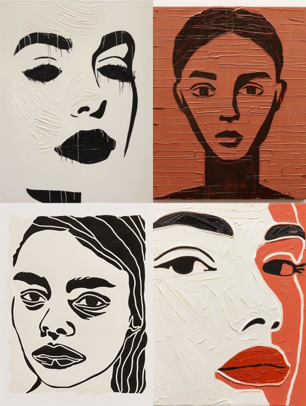 Minimalist Modern Portraiture Study
