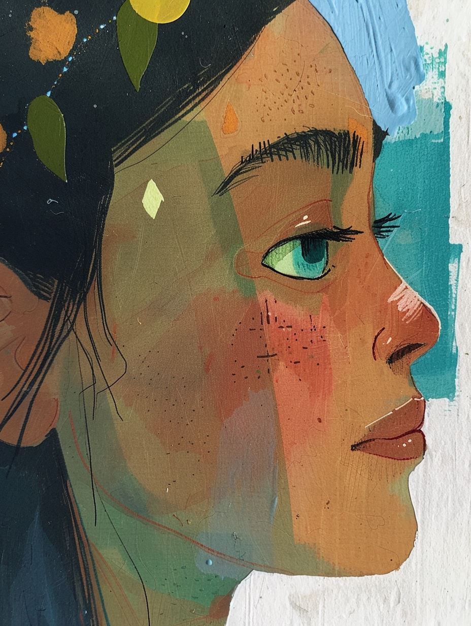 Abstract Ethereal Portrait Study - Image 1
