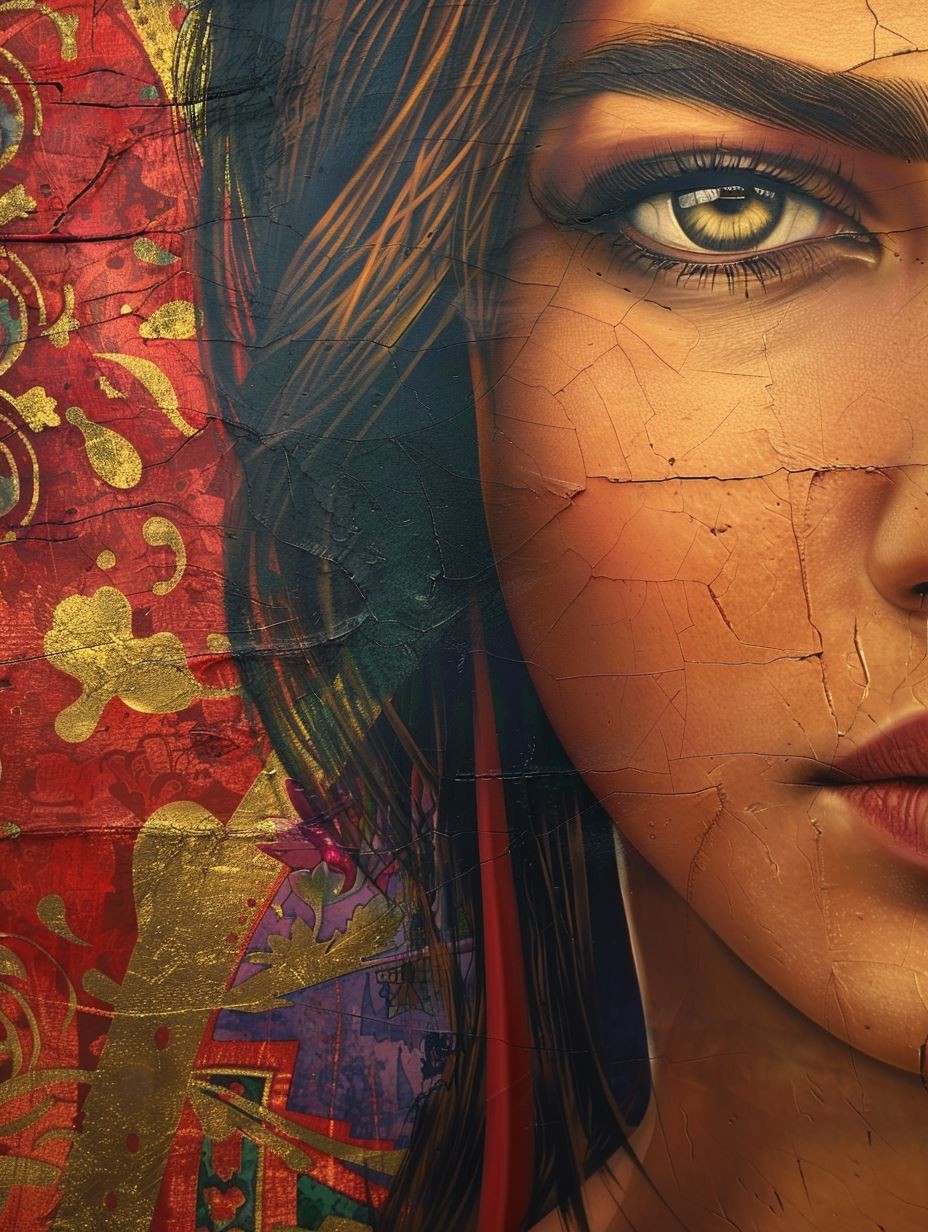 Ancient Gilded Desert Muse - Image 2