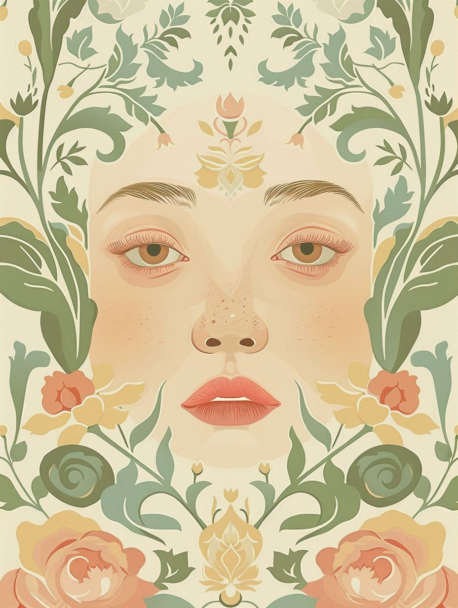 Vintage Floral Ethereal Portraits - Image 1
