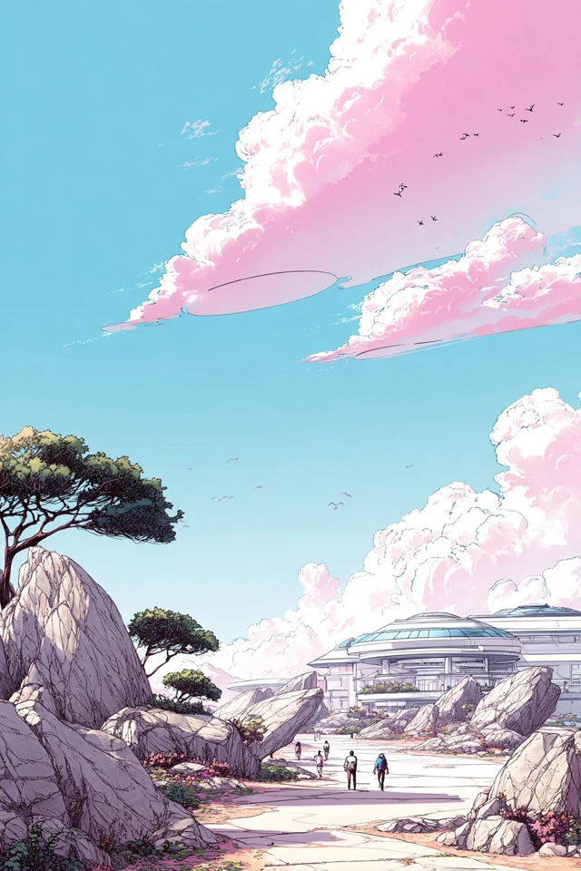Pastel Anime Elegance - Image 2