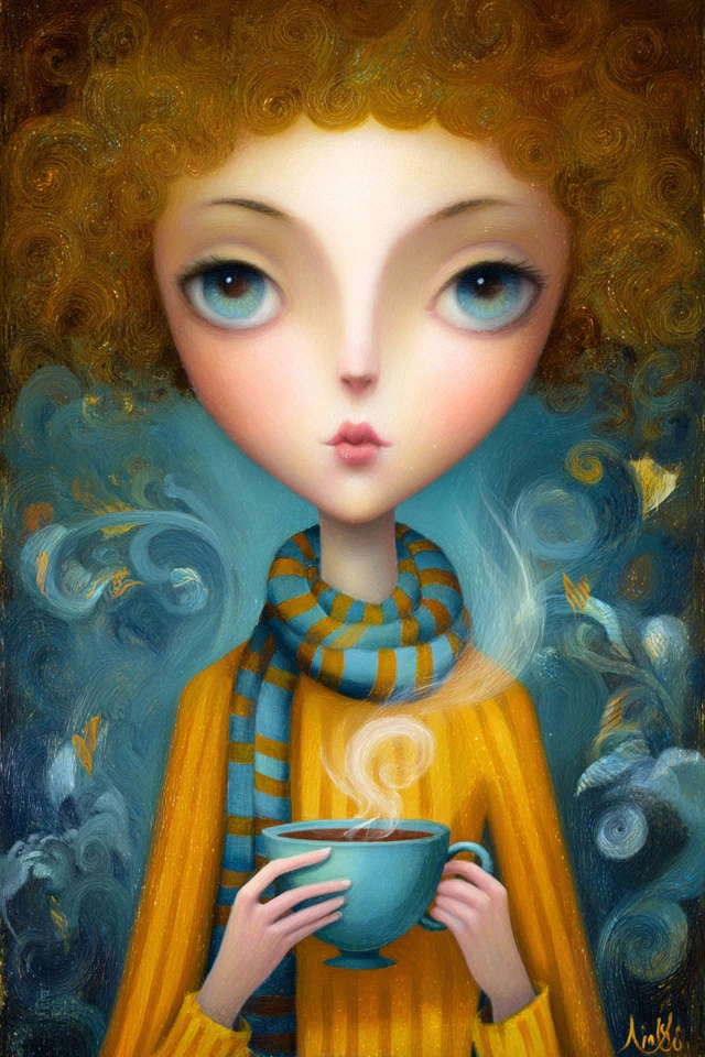 Whimsical Worlds of Azure and Gold - Image 4