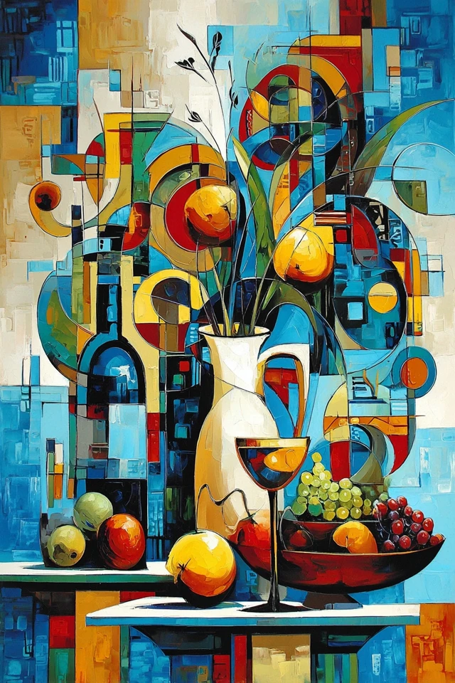 Cubist Prism Portrait - Image 3