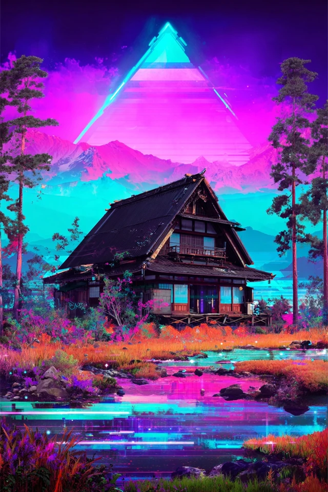 Neon Dreams in a Digital Prism - Image 6