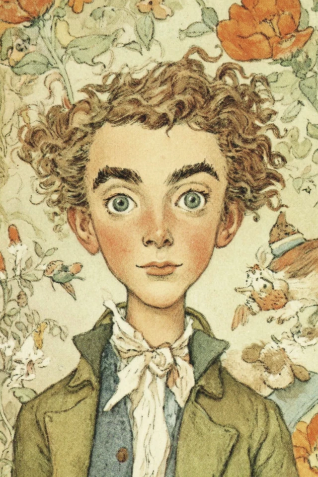 Whimsical Storybook Portrait - Image 1
