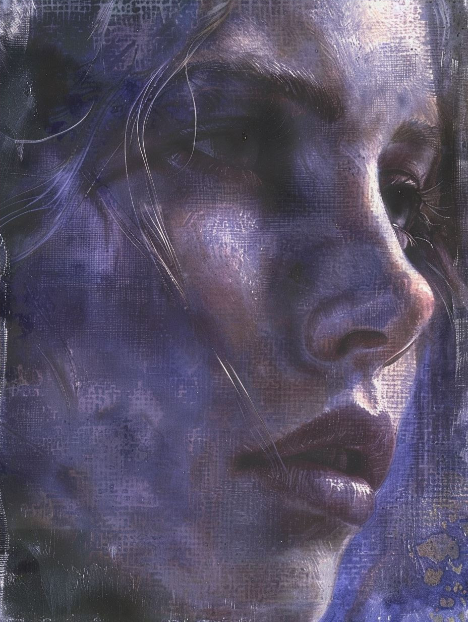 Ethereal Indigo Dream Portraits - Image 4