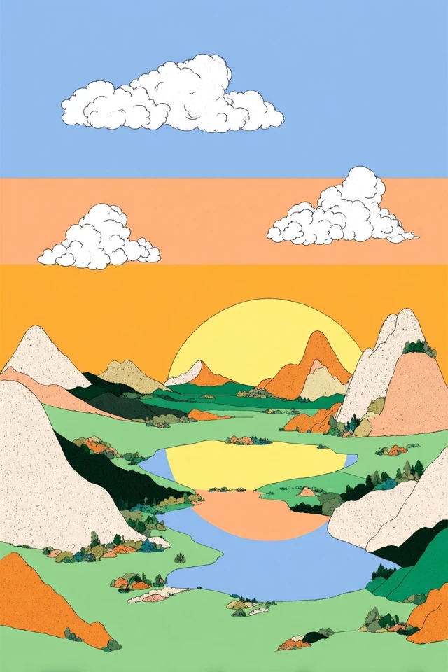 Surreal Pastel Dreamscape - Image 2