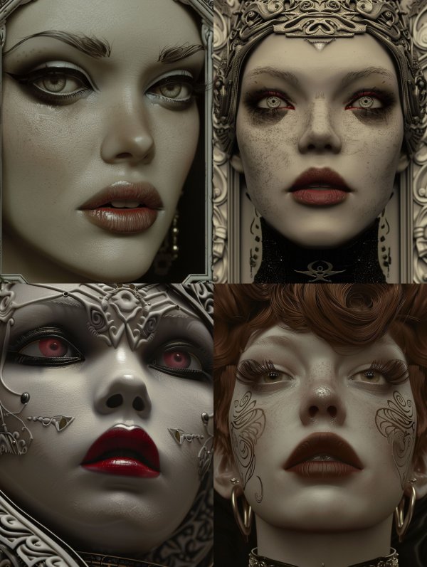 Ethereal Gothic Portraiture Study
