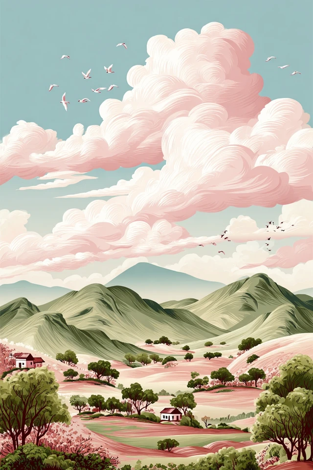 Blossoms and Brews: A Pastel Dream - Image 2