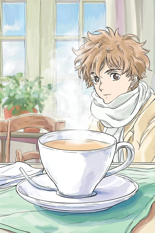 Serene Anime Portrait - Image 4