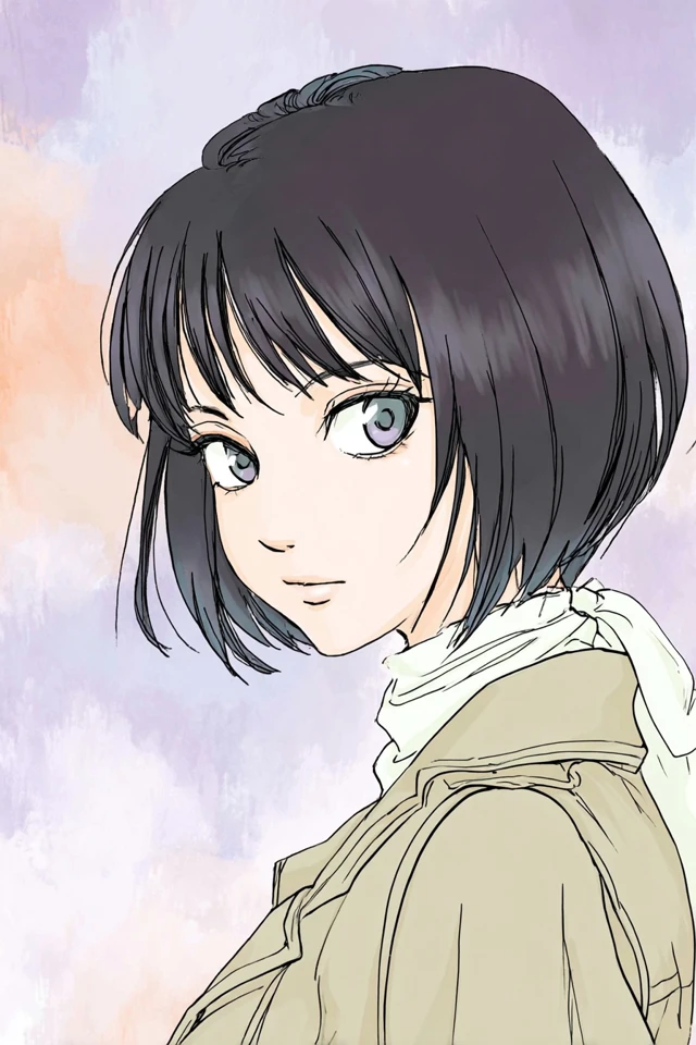 Serene Anime Portrait - Image 1