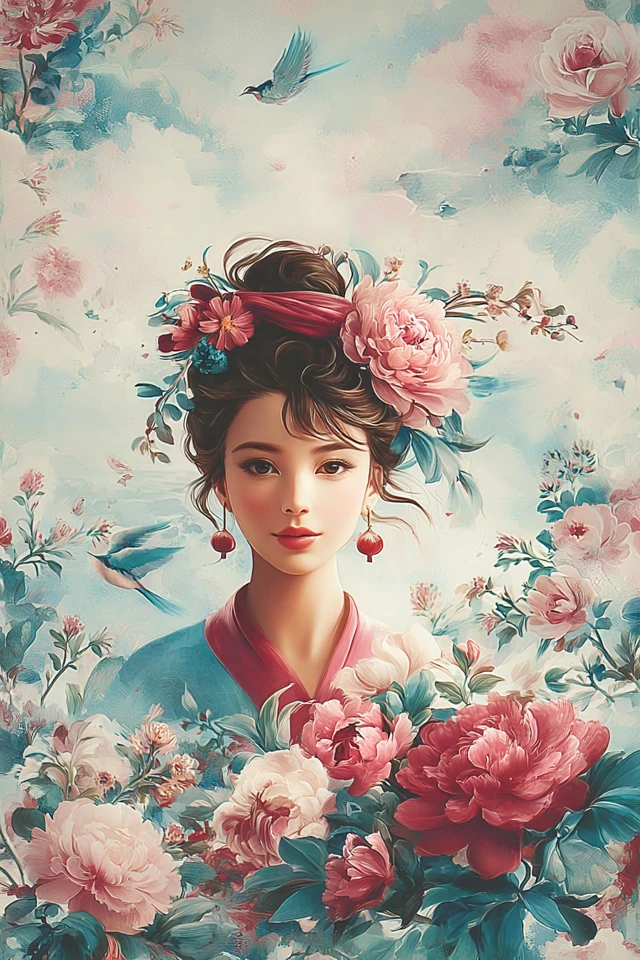 Floral Ethereal Grace - Image 1
