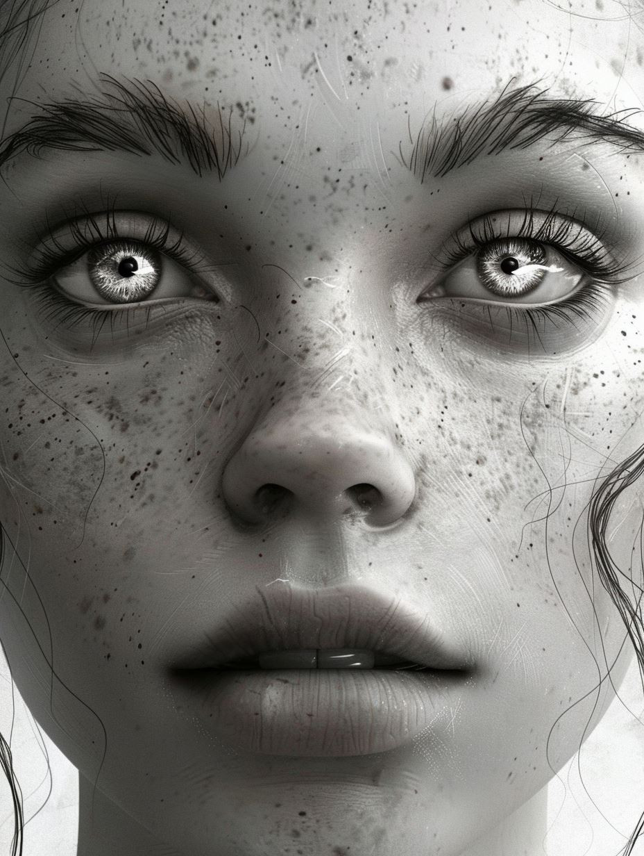 Ethereal Visions of Freckled Beauty - Image 4