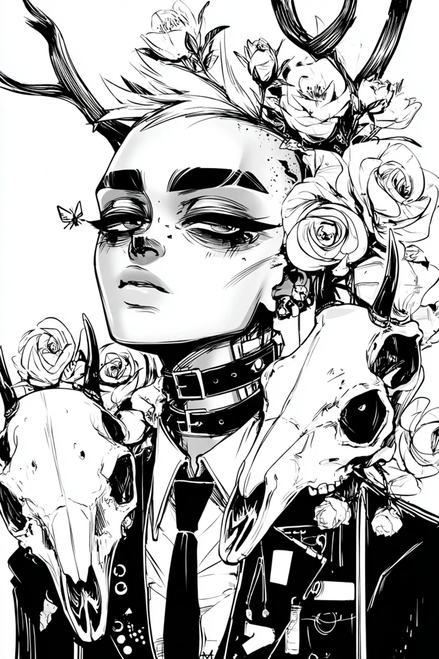 Gothic Ink Maiden - Image 3
