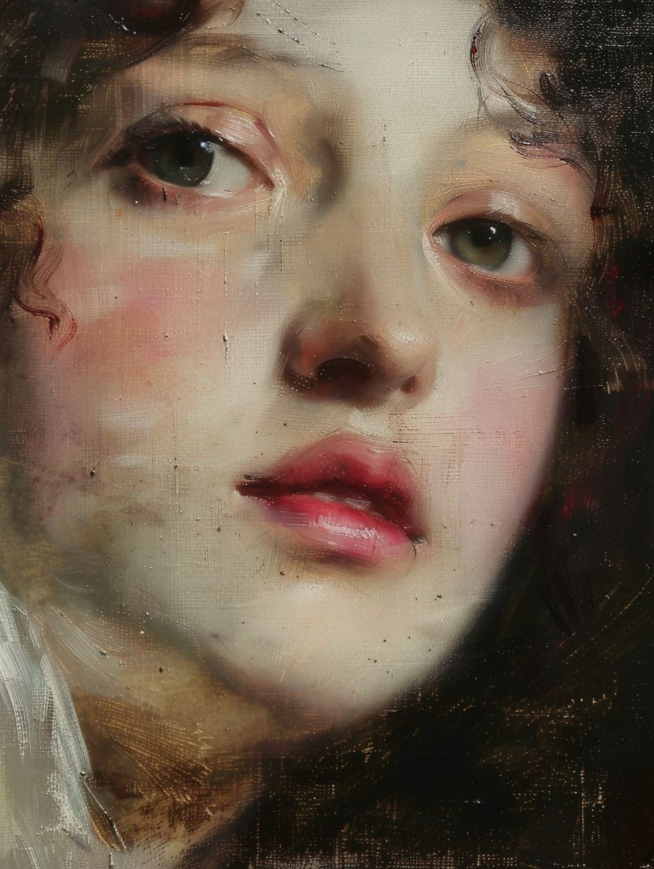 Ethereal Oil Portrait Study - Image 2