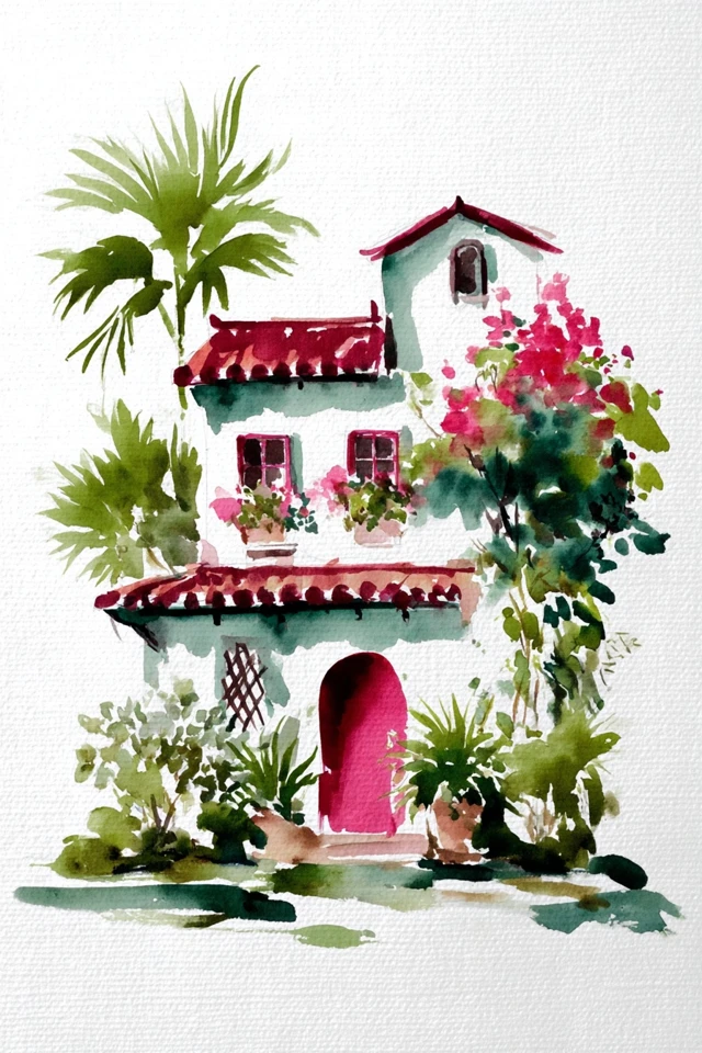 Watercolor Dreams: Art and Nature - Image 6