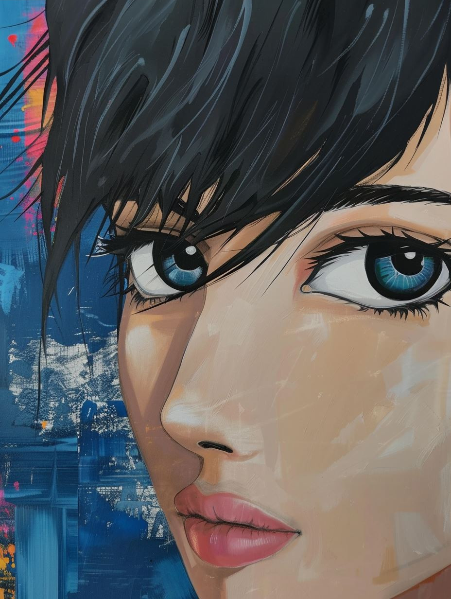 Modern Anime Portrait Study - Image 3