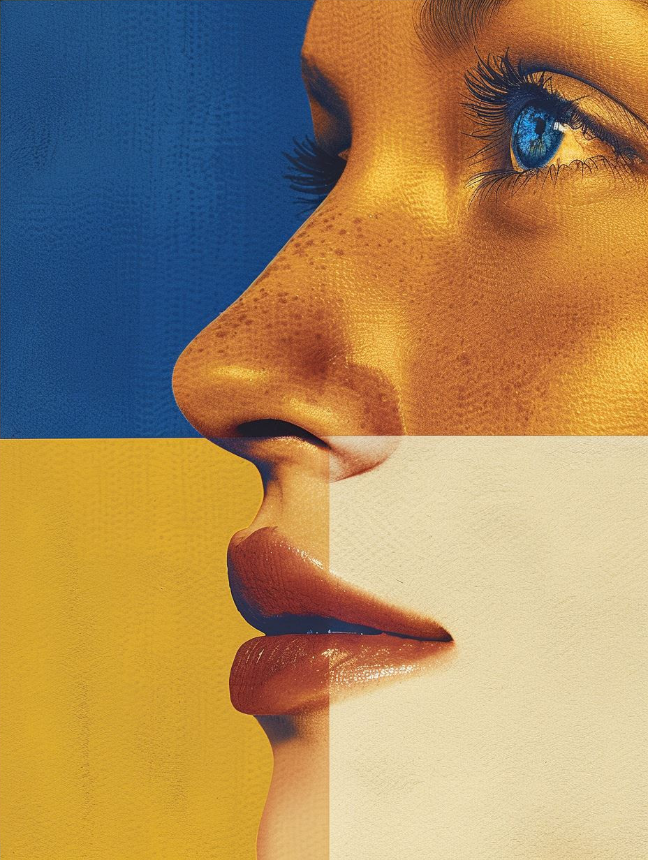 Bold Blue Contrast Portraiture - Image 4