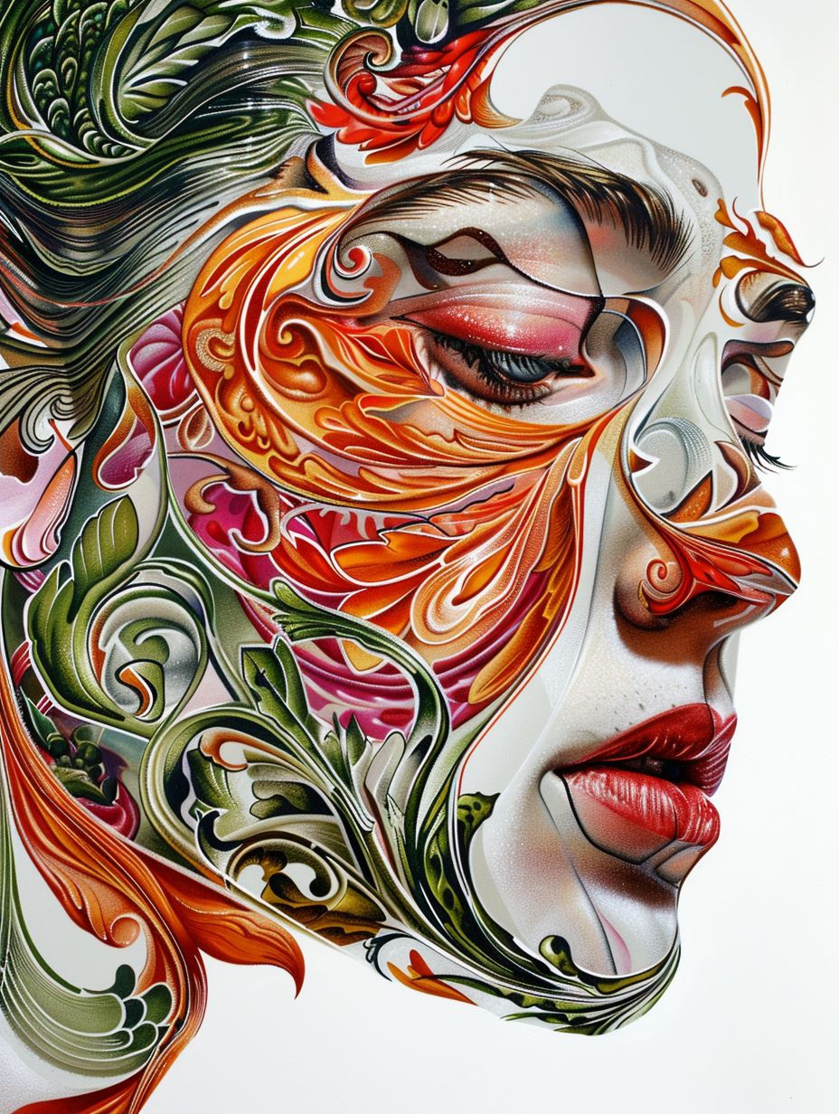 Floral Soul Portrait - Image 2