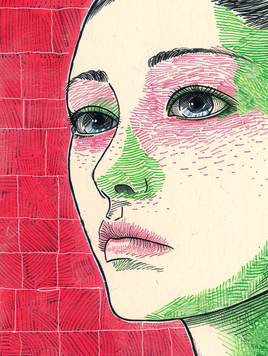 Stippled Neon Gaze - Image 2