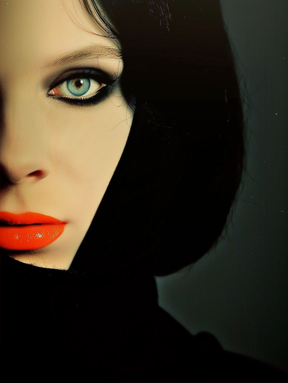 Crimson Contrast Couture - Image 2