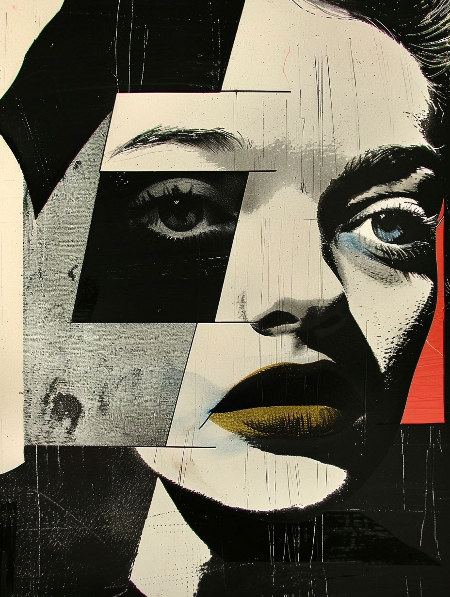 Fragmented Gaze Modernist Collage - Image 2