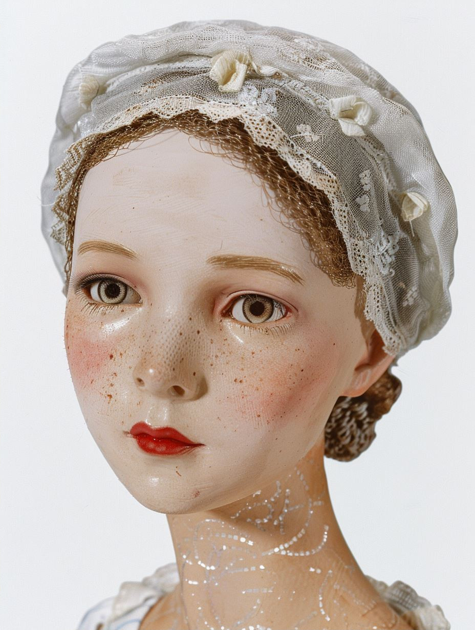 Ethereal Porcelain Portraiture Study - Image 2