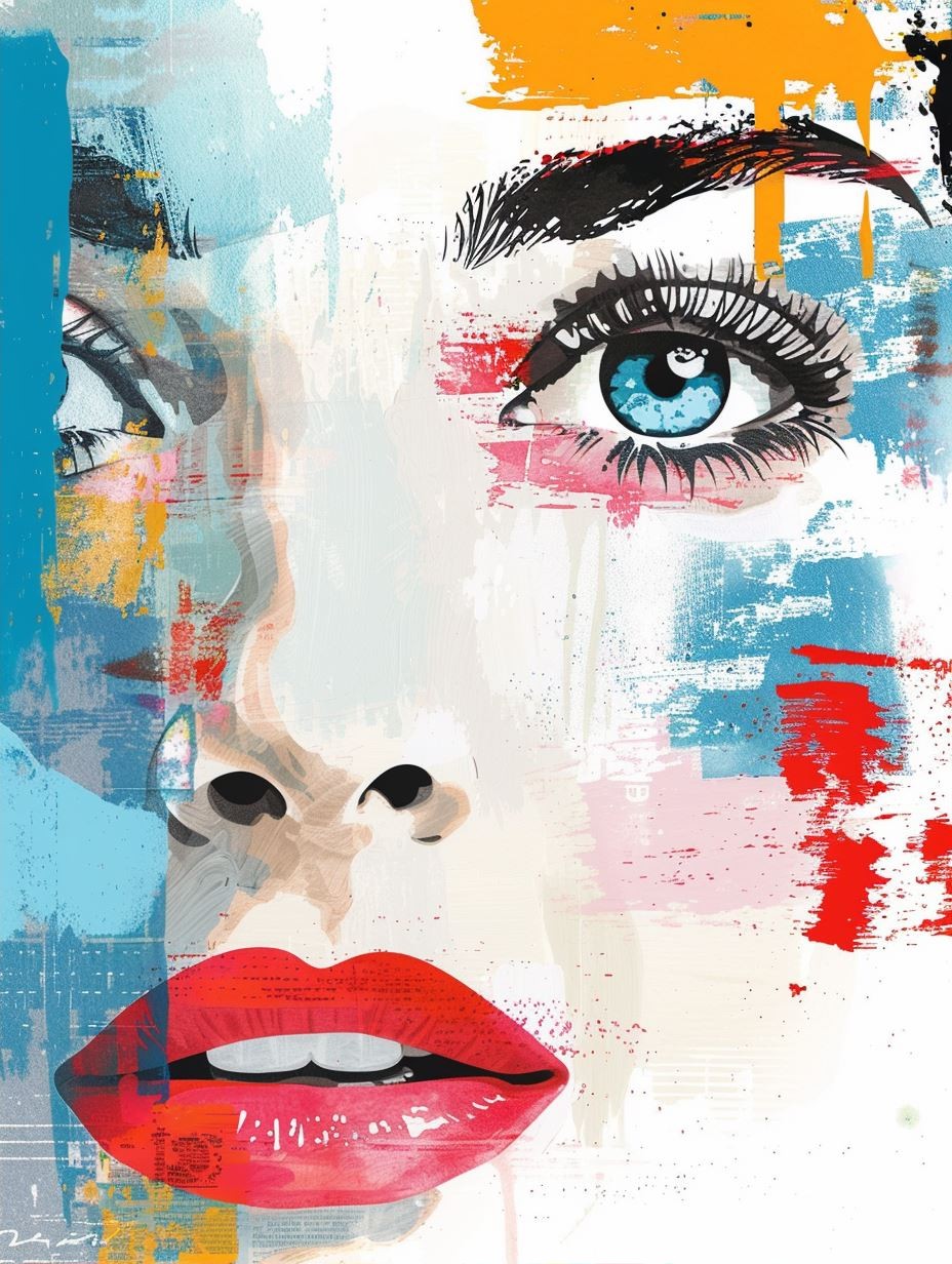Abstract Ethereal Portrait in Color - Image 2