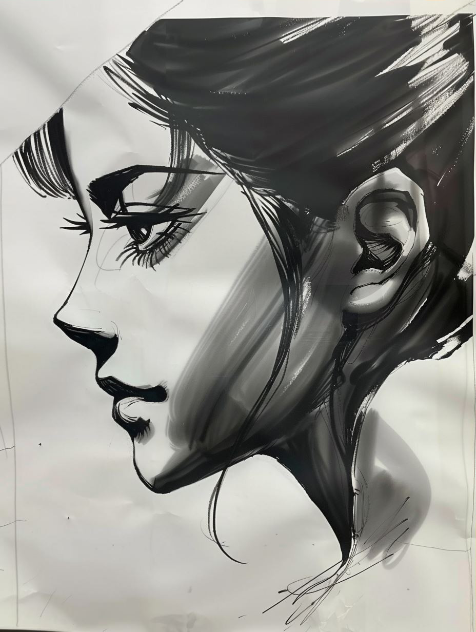 Ethereal Gazes: A Fusion of Modern Art - Image 3