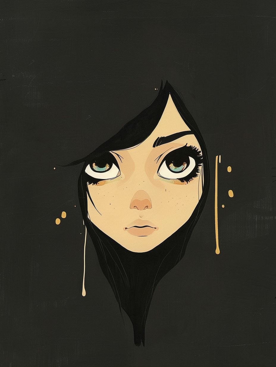 Melancholy Golden Drips - Image 1