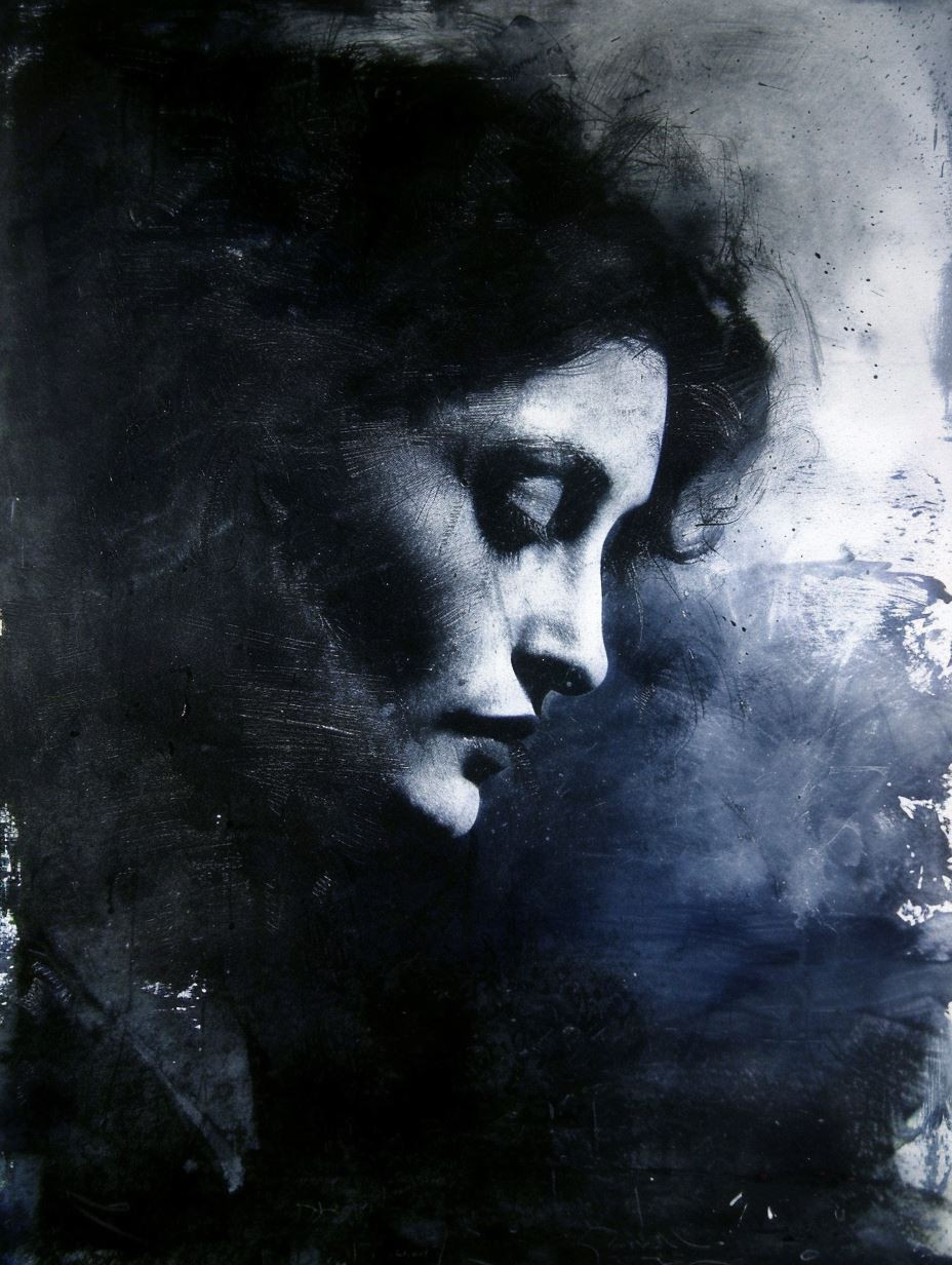 Melancholy Shadows in Blue - Image 3