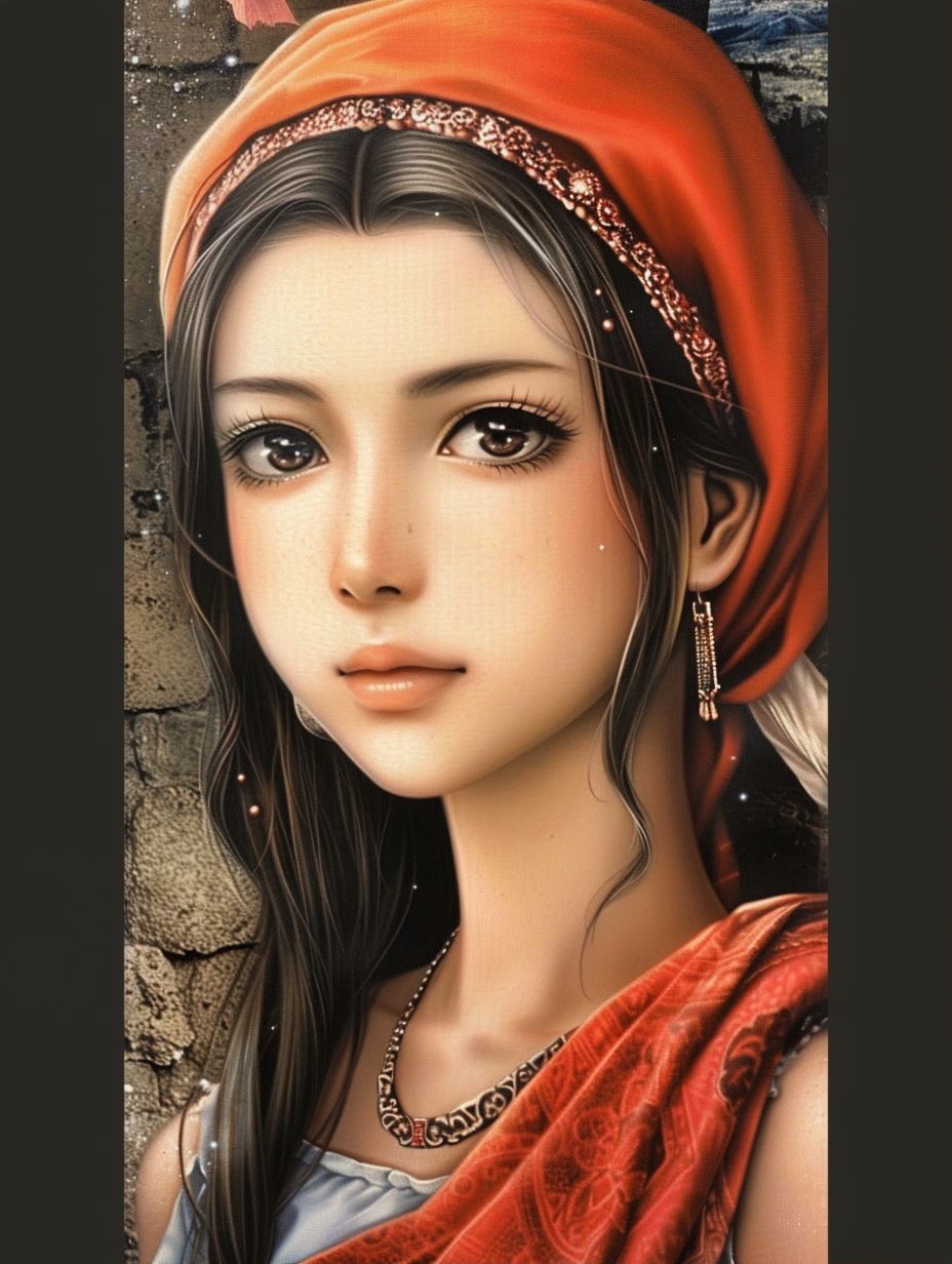 Ethereal Desert Beauty Portrait
