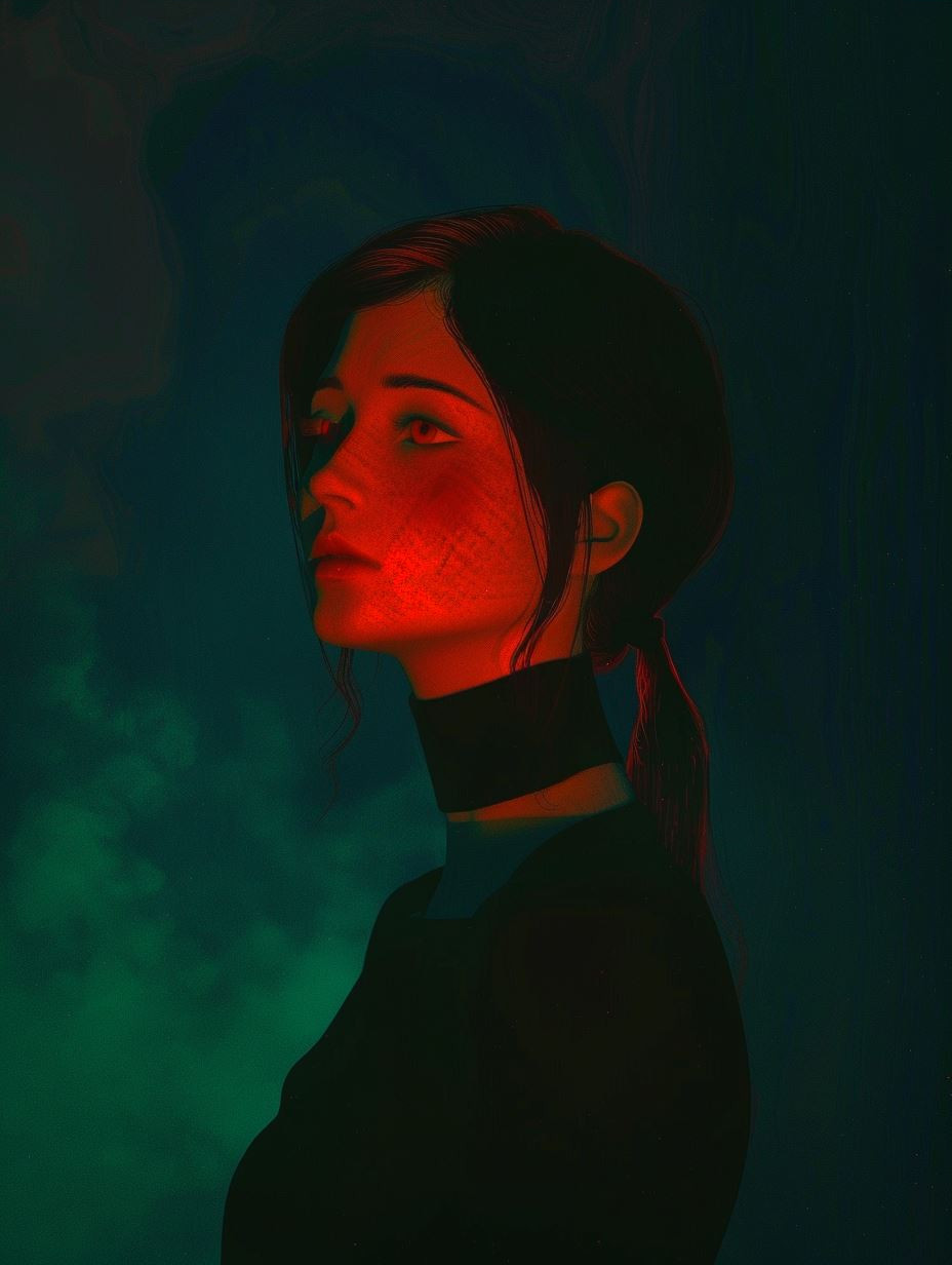 Neon Glow Ethereal Portraits - Image 3