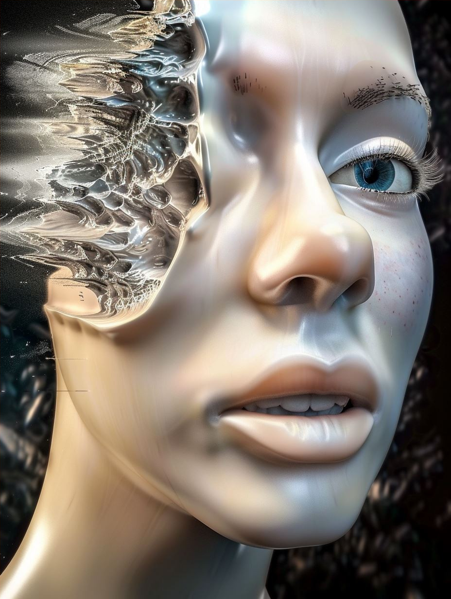 Ethereal Fragments of Digital Beauty - Image 4