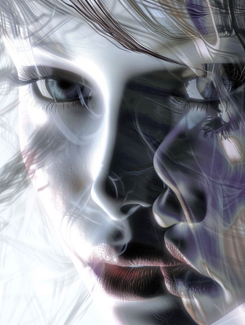 Liquid Dreams: Ethereal Digital Portraits - Image 4
