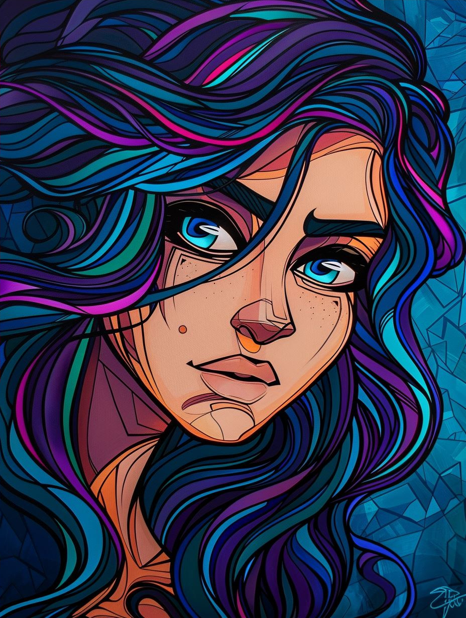 Neon Ethereal Portrait Series - Image 4