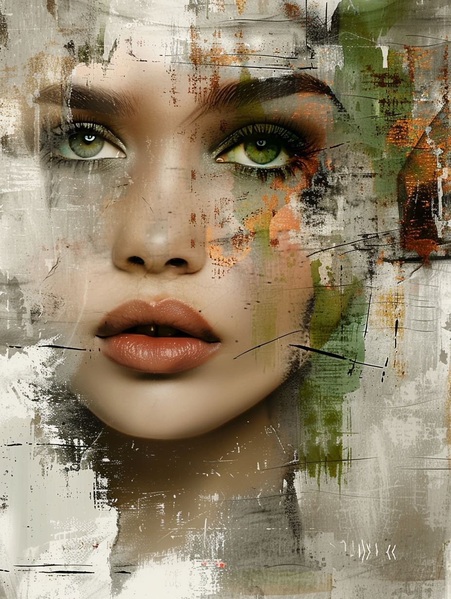 Abstract Fragmented Portrait - Image 2