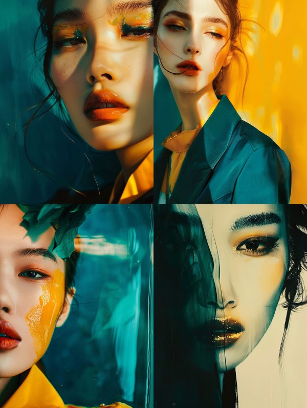 Neon Shadows Cinematic Portraiture