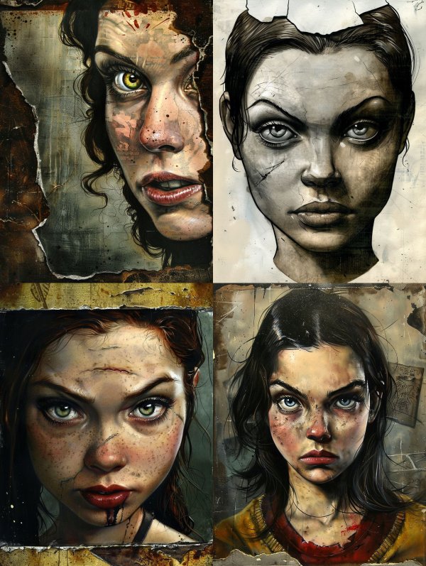 Gritty Dark Fantasy Portraiture