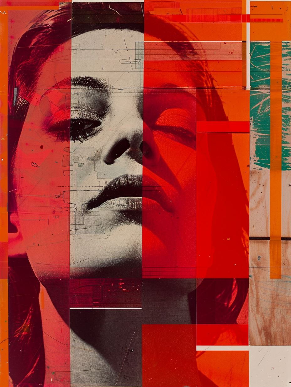 Fragmented Visions in Red - Image 2