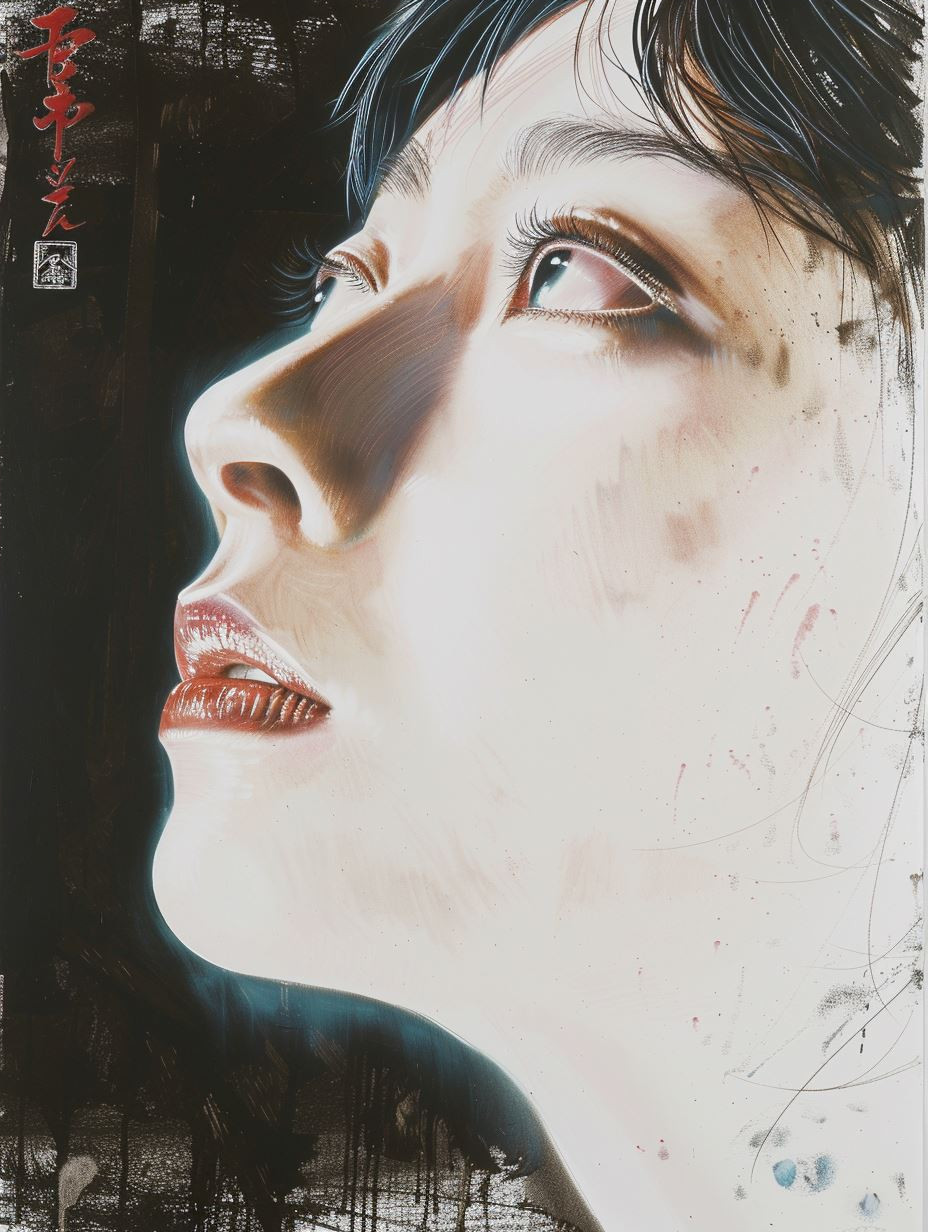 Ethereal Gazes: A Study of Feminine Beauty - Image 4