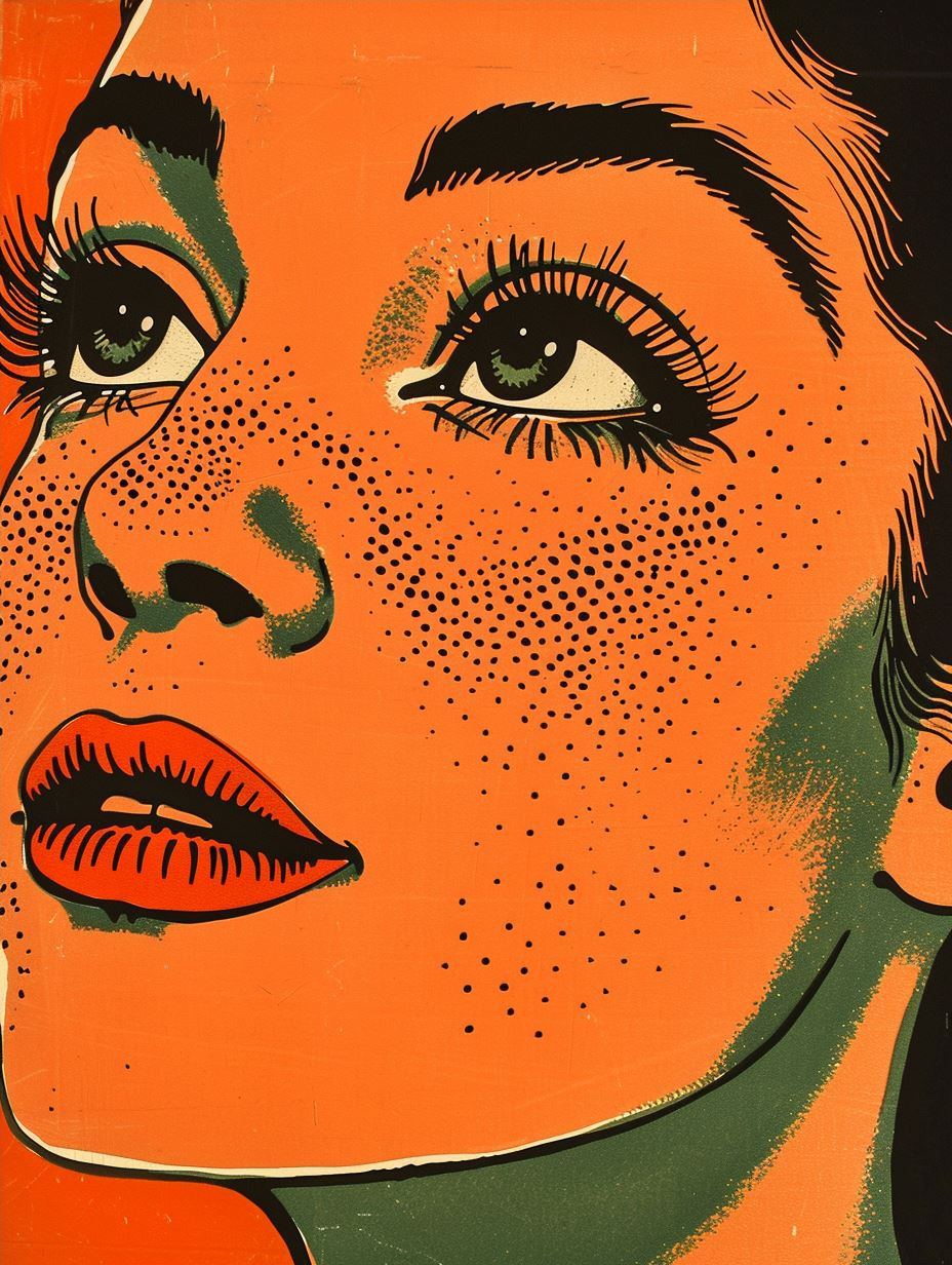 Vibrant Pop Art Female Portraits - Image 4