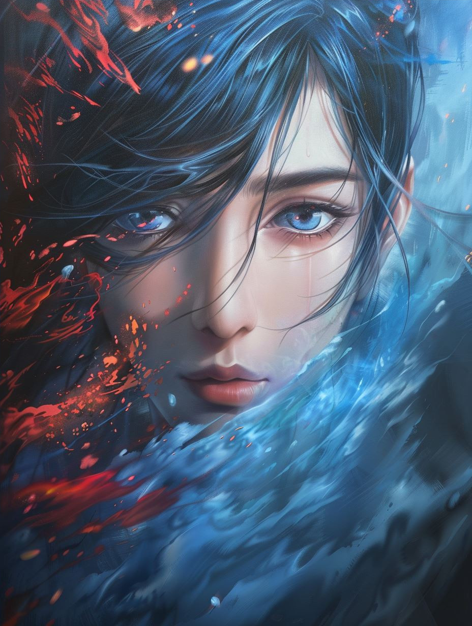 Ethereal Spirit of Azure Dreams - Image 4