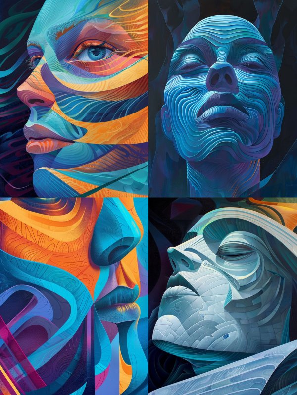Surreal Fluidity of Human Form