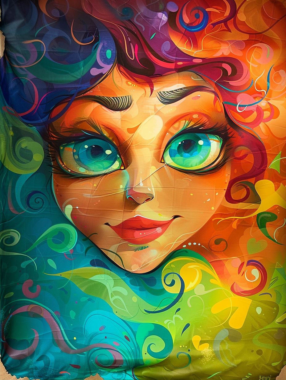 Ethereal Autumnal Spirit Portrait - Image 2