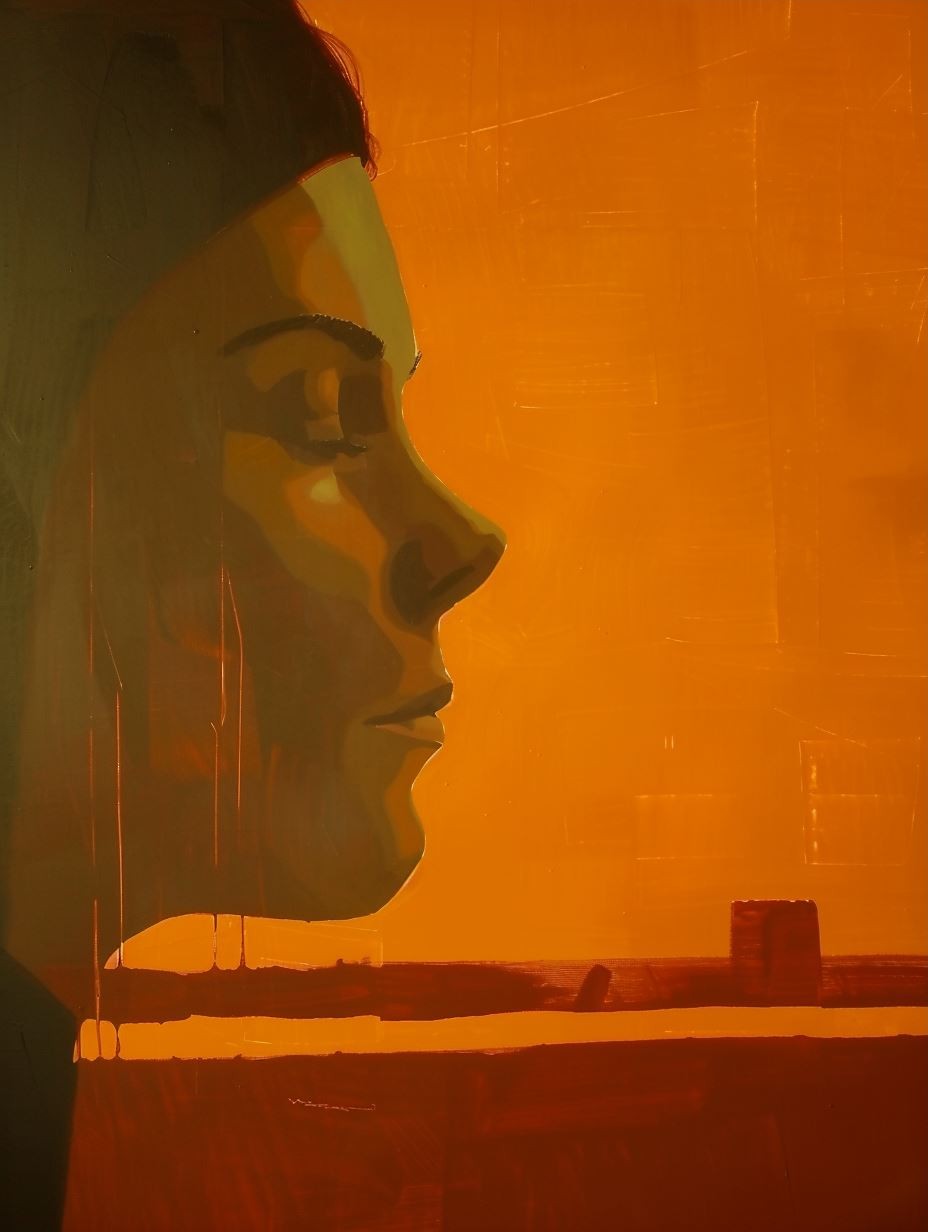 Golden Hour Silhouette Portrait - Image 3