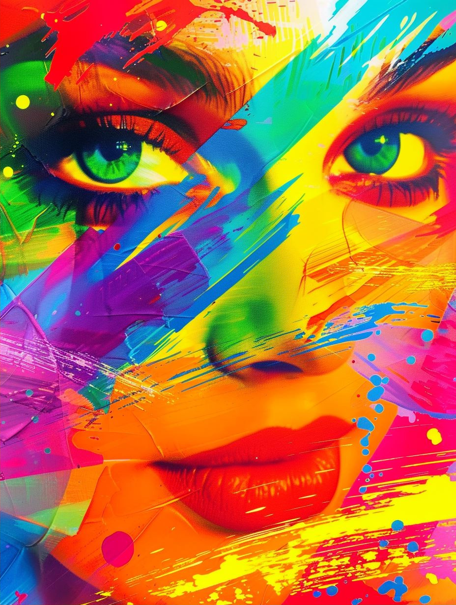 Prismatic Soul Digital Portrait - Image 2
