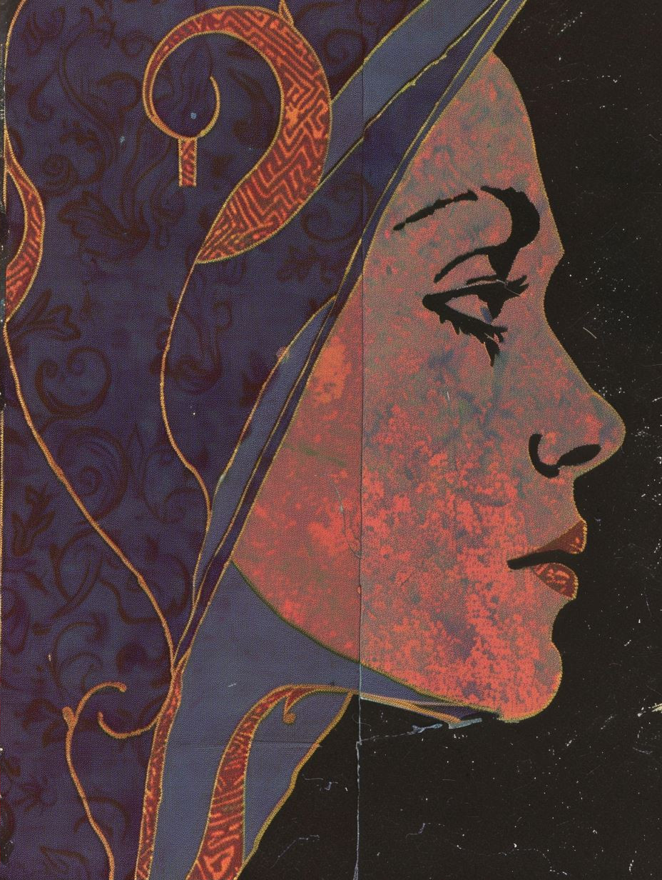 Mystic Gaze in Textured Violet - Image 2