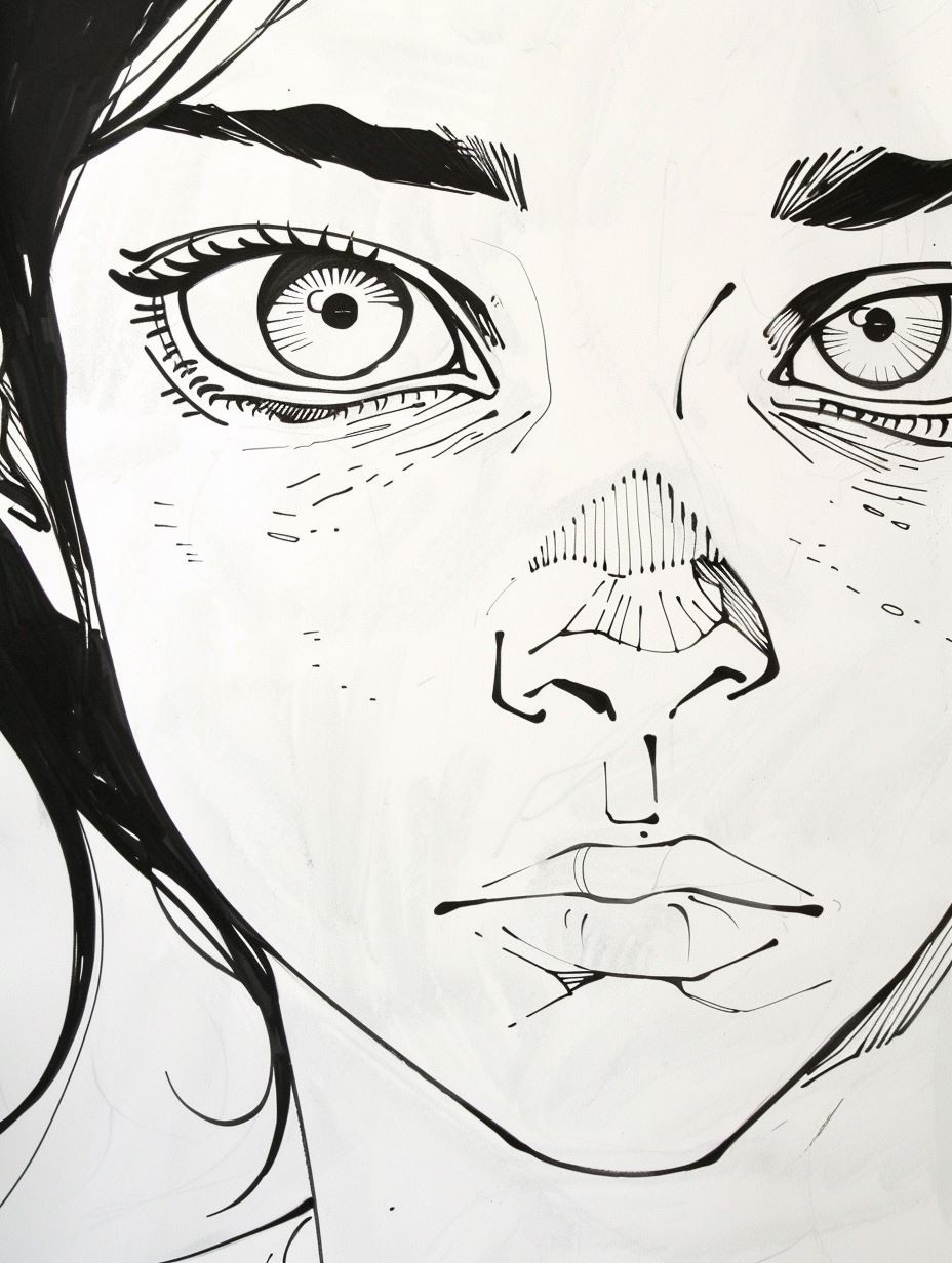 Bold Ink Manga Portrait Studies - Image 4