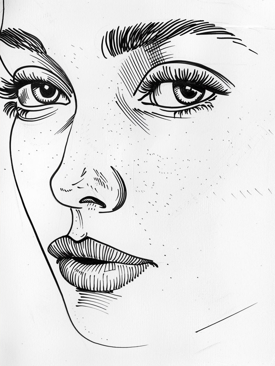 Classic Graphite Portrait Studies - Image 2